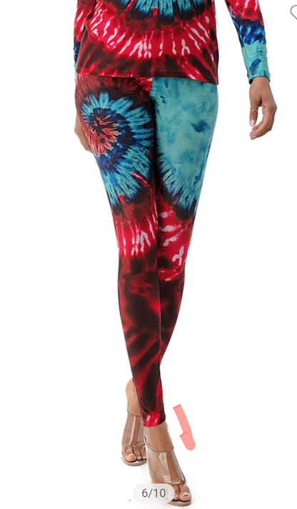 Red and blue Watercolor 2 pcs