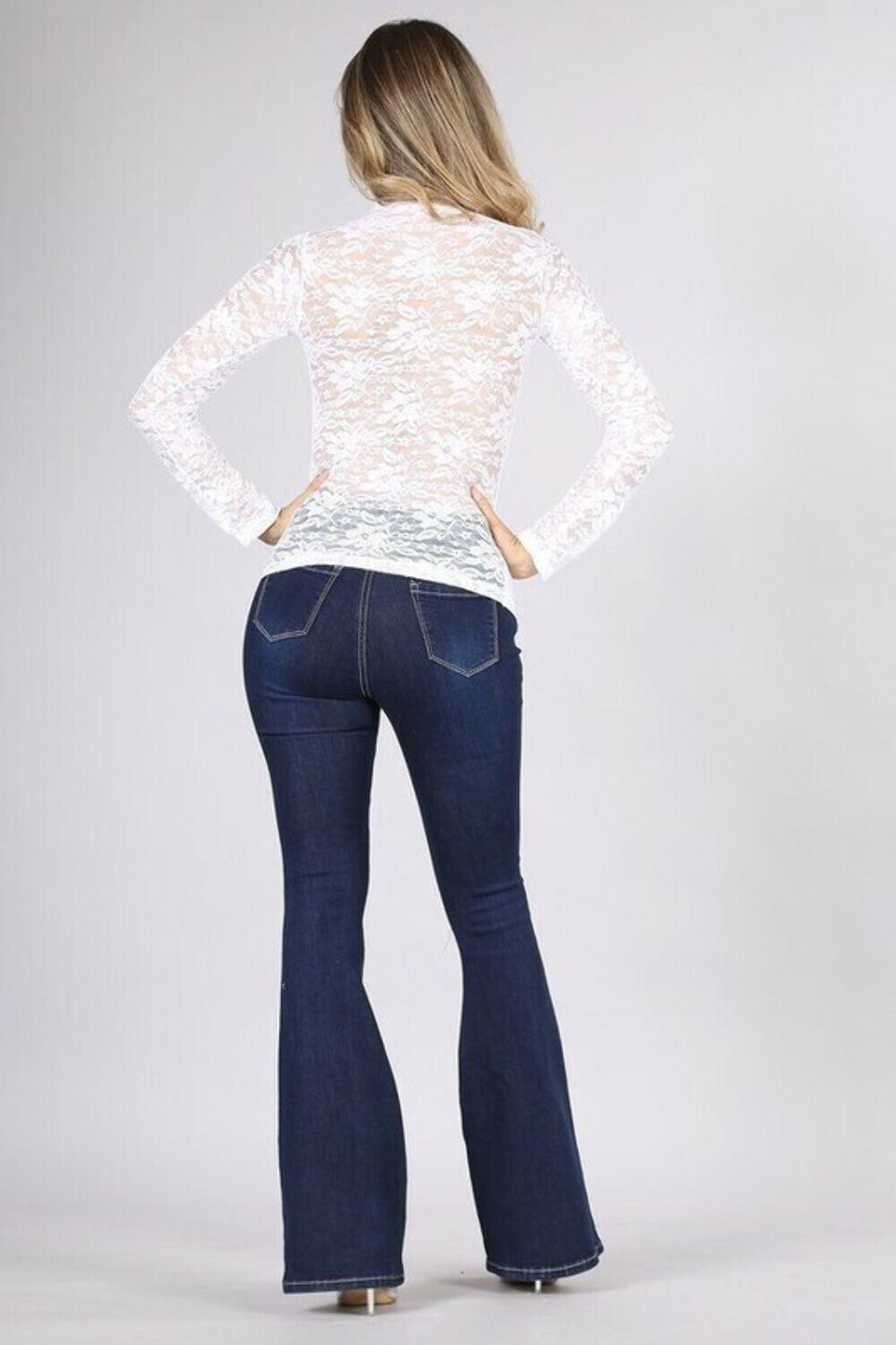 back long sleeve tops 2 colors