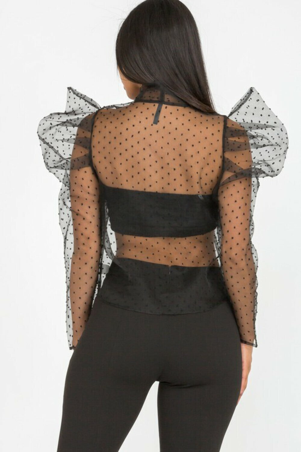 SNOW FLAKE SUPER MESH Tops