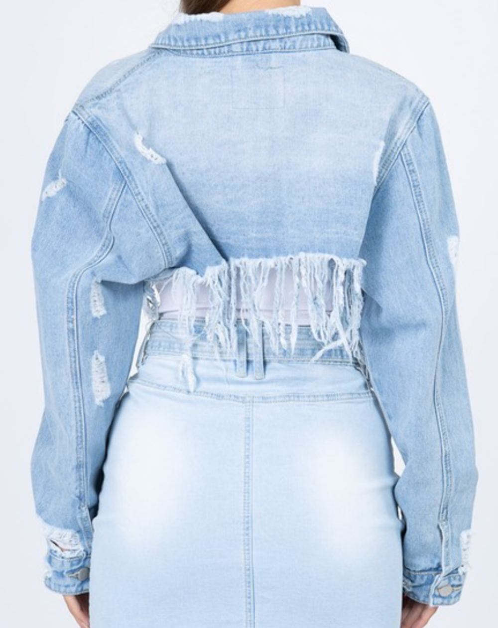 Light blue jeans jackets