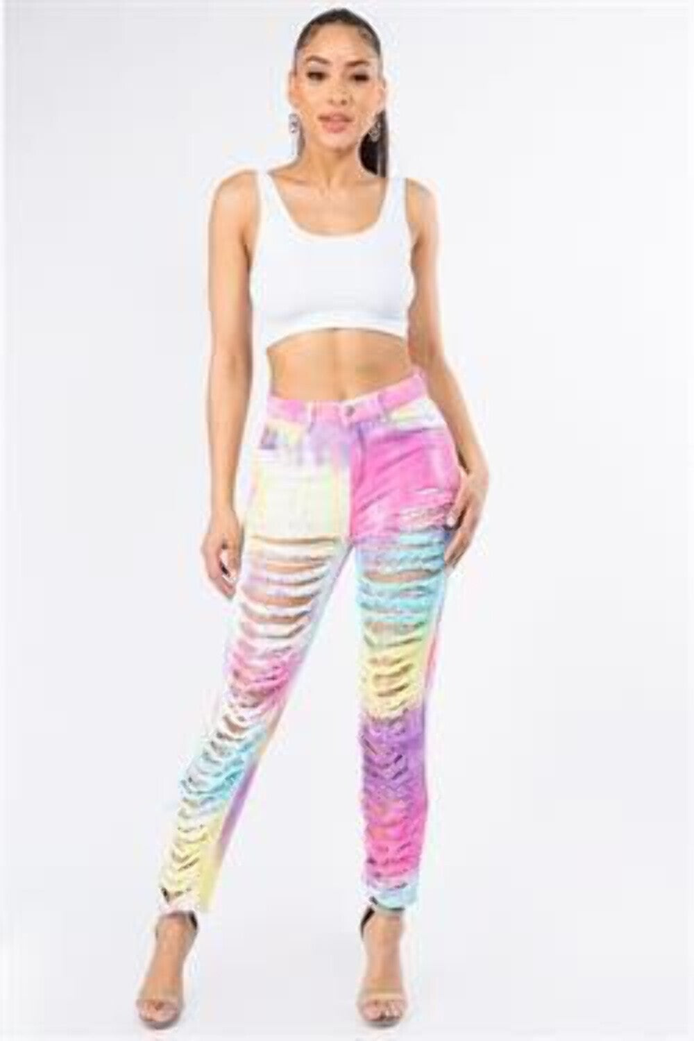 jeans style color mix