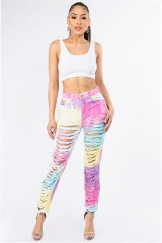 jeans style color mix