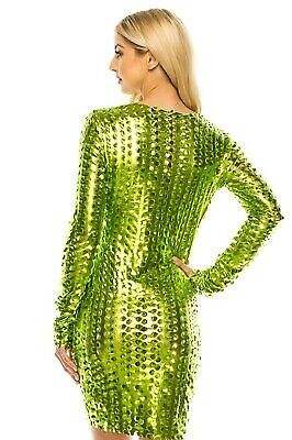 Dress Green fishnet dresses