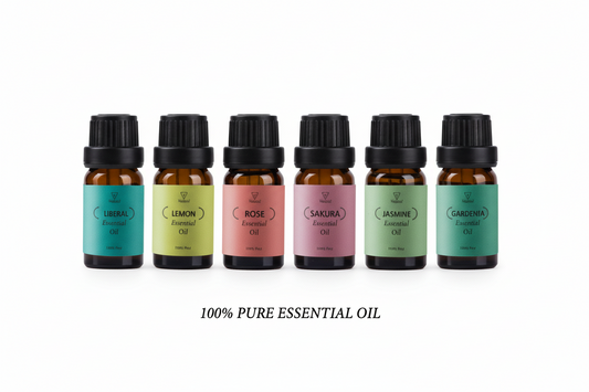 Essential Oils Set Buy Pure Aroma - Top 6 Aromaterapia Oils Gift Seis Pack, 10ml (Eucalyptus, Lavender, Lemongrass, Sweet Orange, Peppermint, Tea Tree)