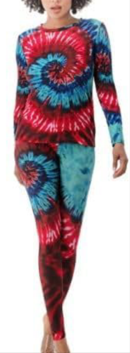 Two-piece combination of pants and long-sleeved sweater