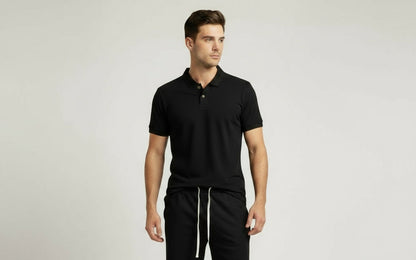 conjunto de dos piesa en negro para hombre