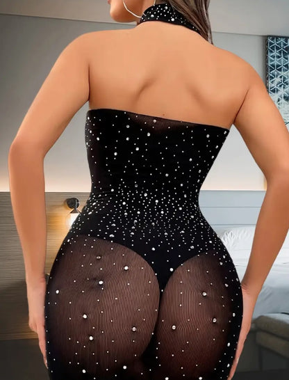 Vestido accesorio fishnet