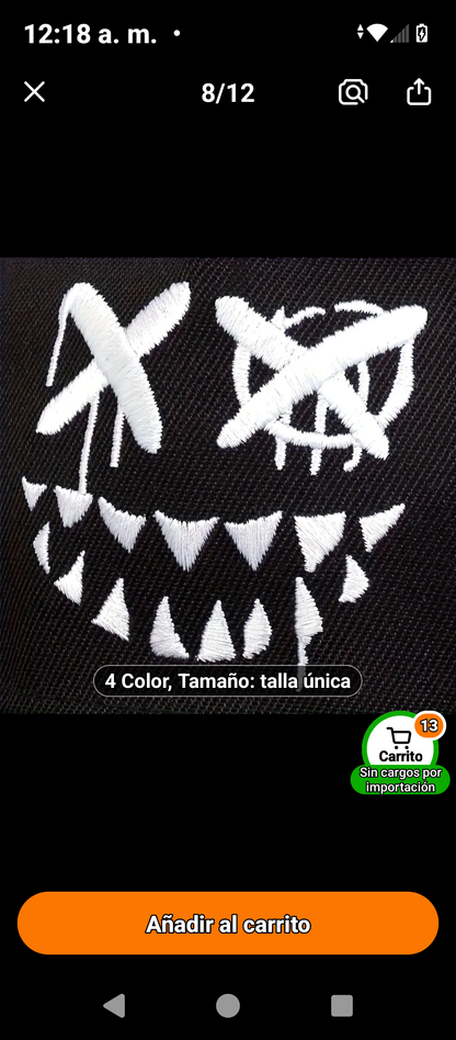 Gorra de béisbol con diseño