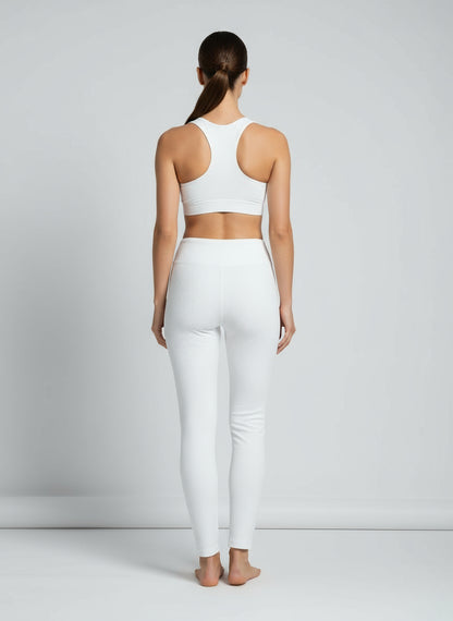 Trousers in off-white color