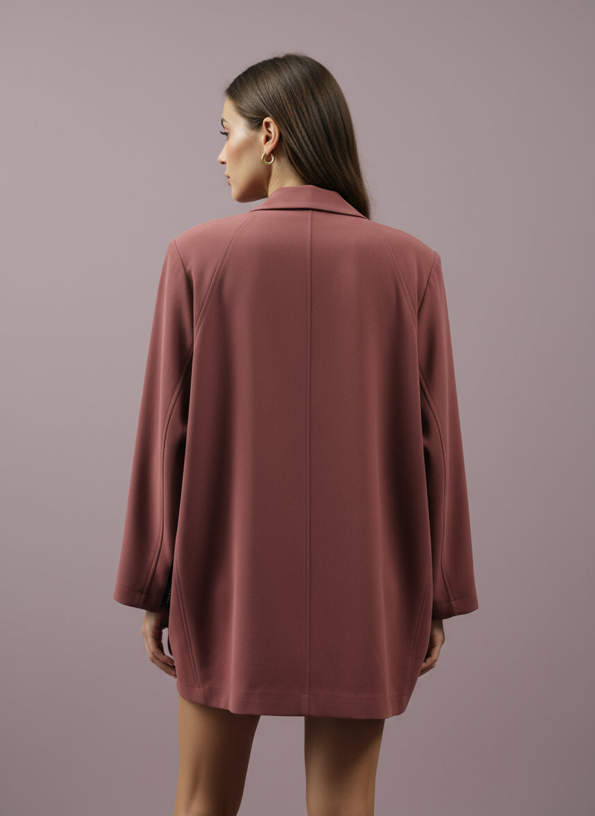 Formal wear blazer in combination with yes but on the sides 5