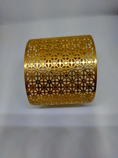 Pulsera en acero inoxidable color dorado