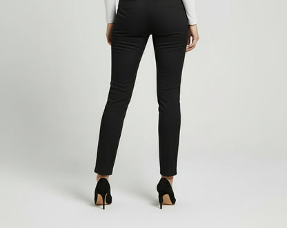 Solid black trousers