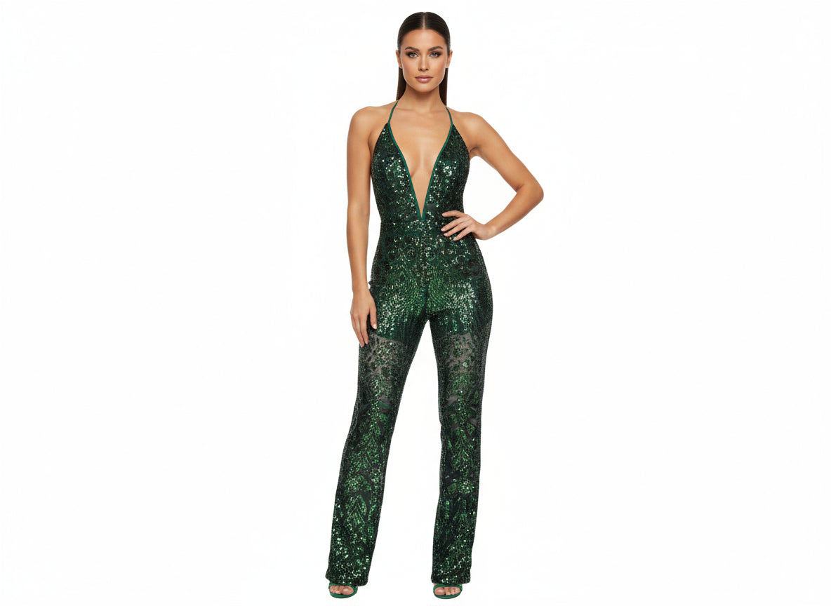 Johnson is transparent in a shiny green