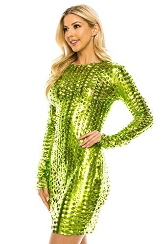 DRESS   CUTE GREEN MESH DRESS
