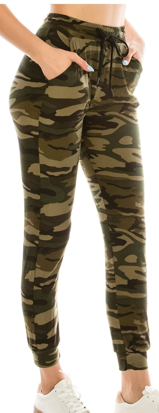 Camouflage spandex