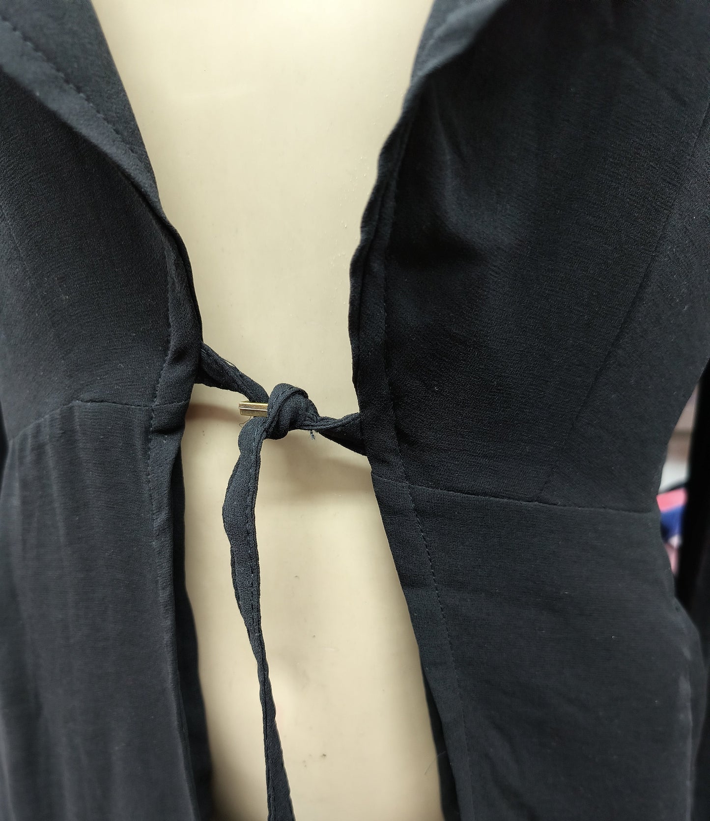 Blazer in solid black