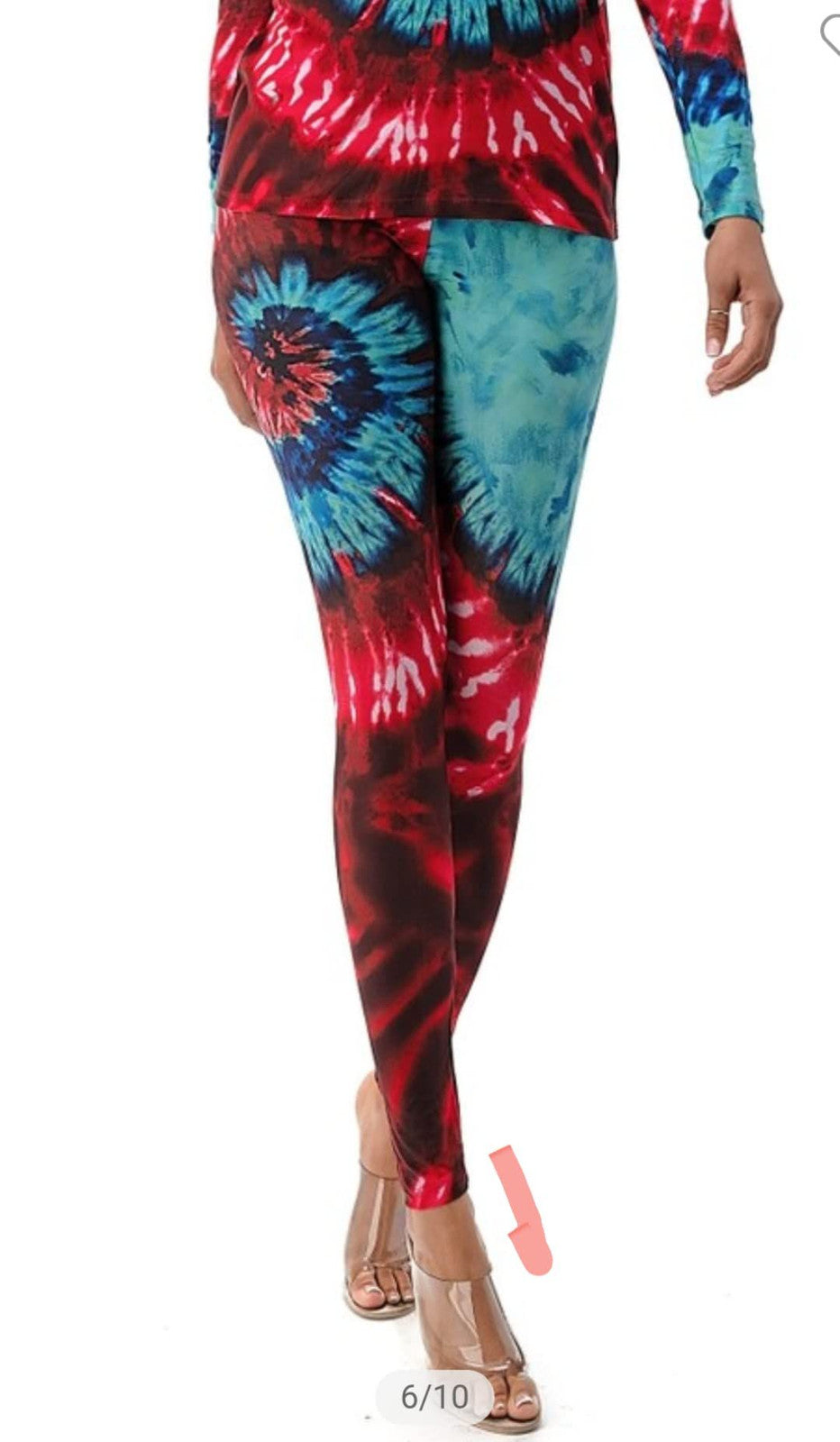 Two-piece combination of pants and long-sleeved sweater