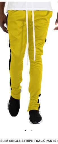 PANTS Two-tone men's pants with zipper on the sides and adjustable drawstring...