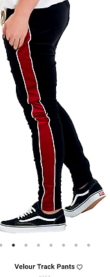 Mens Premium Velour Stretch