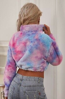 Tedy bear zip swatsrt with string at warm and cozy print