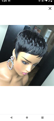 wig short black