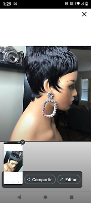 wig short black